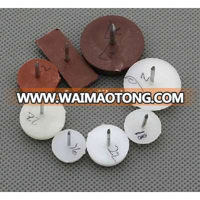 anti-slip plastic chair Nail glides for Carpet